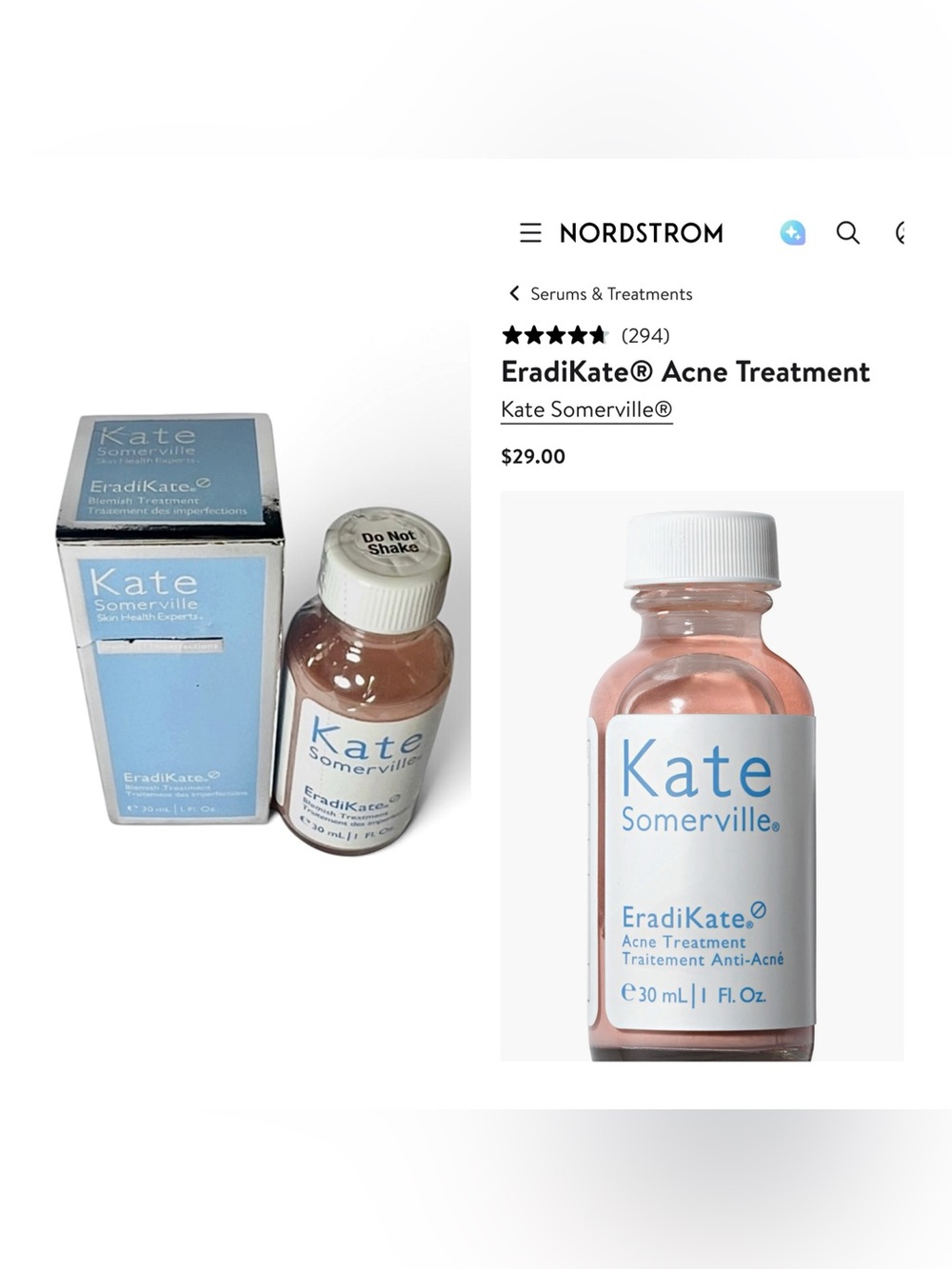 Kate Somerville EradiKate Acne Treatment 1 Fl. Oz. / 30 mL